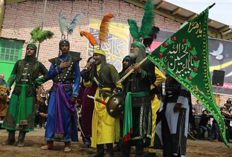 بازسازی واقعه عاشورا در «ده‌زیار» کرمان